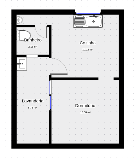 Quarto e cozinha na Rua Guacumã, 494 – casa 04 – Vila Califórnia